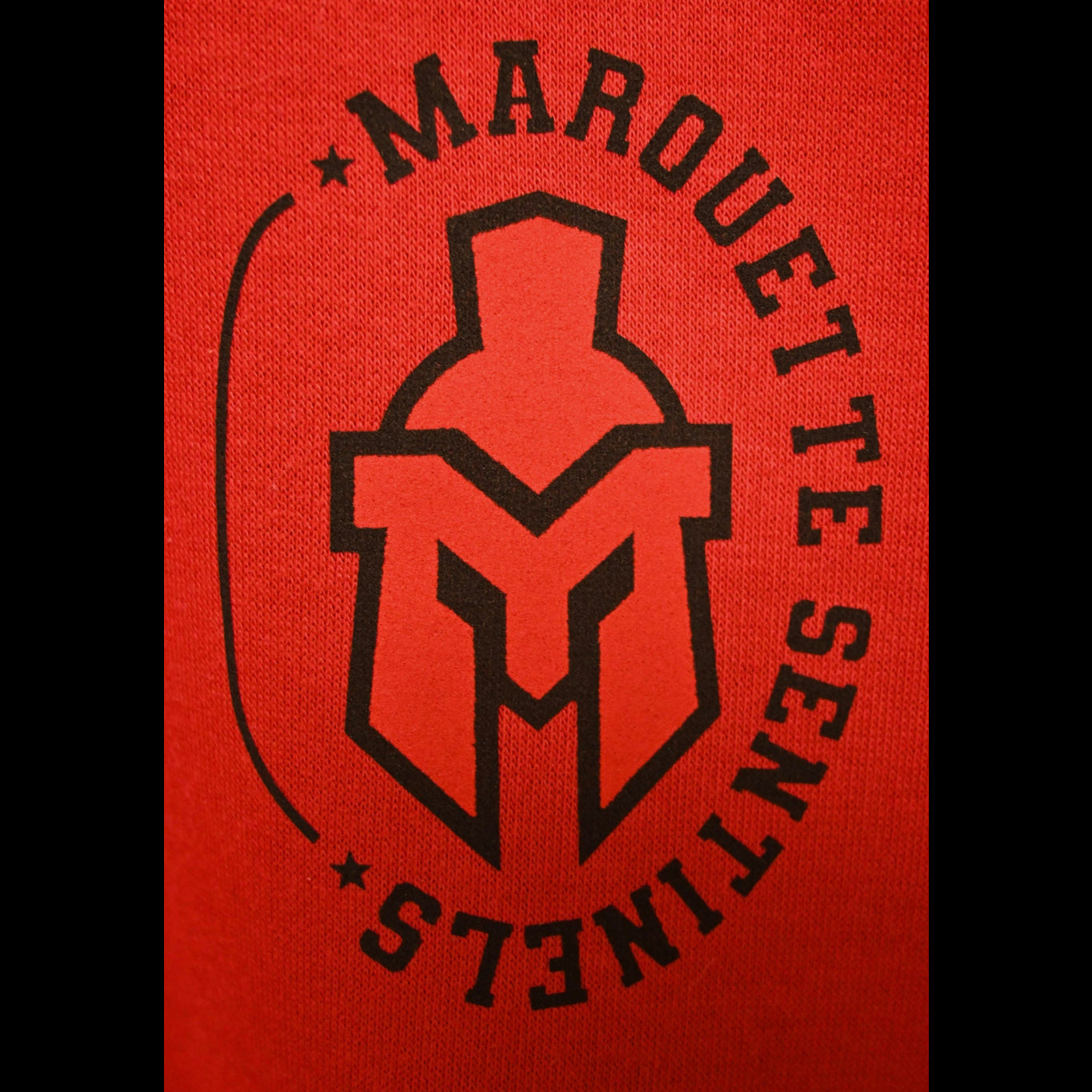 Marquette Sentinels Star Pocket Design on Quarter Zip