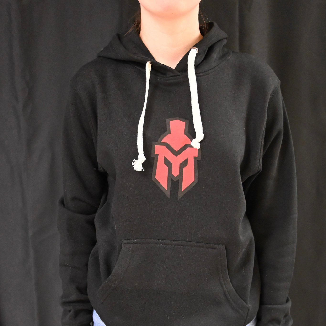 Medium Sentinel Logo on front with "BE THERE BE LOUD GO RED" on Back of Hoodie