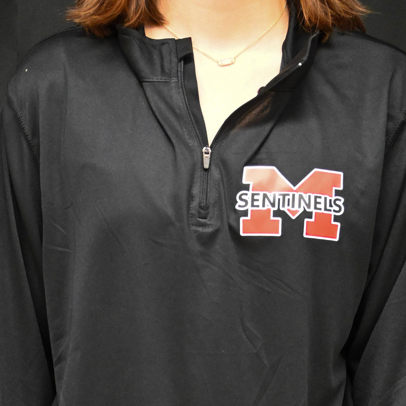 Quarter Zips with pocket Sentinels M design