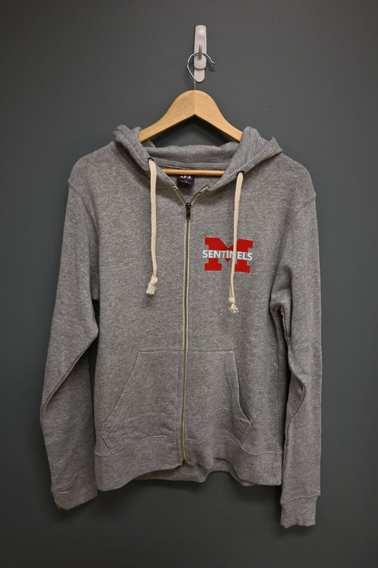 Sentinels Gray Zip Up Hoodie