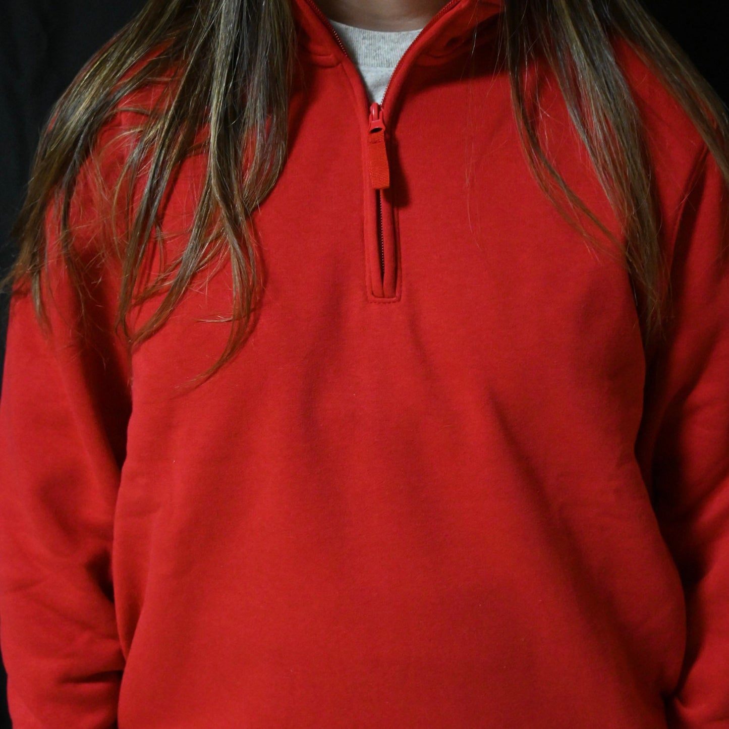 MSHS Sentinel Helmet pocket design on quarter zip