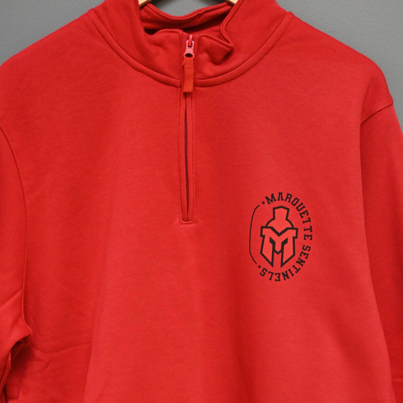 Marquette Sentinels Star Pocket Design on Quarter Zip