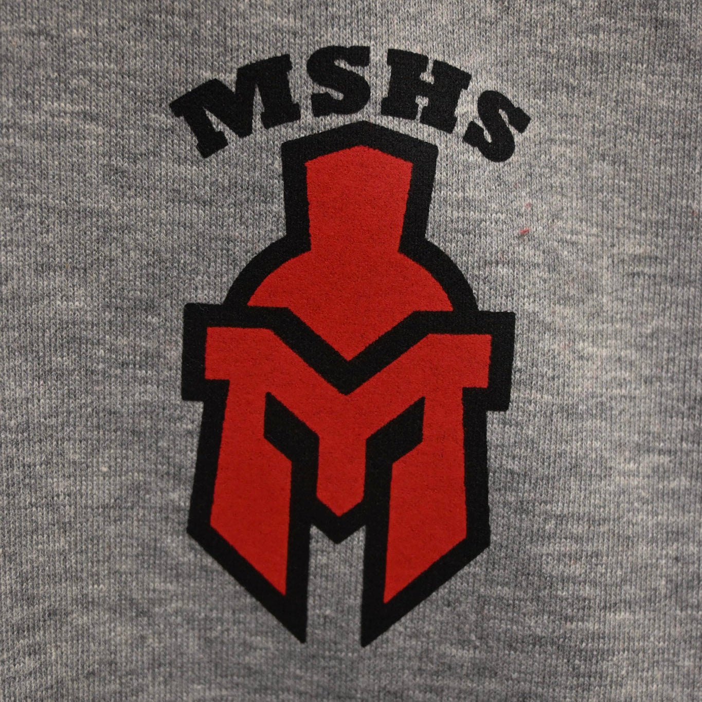 MSHS Sentinel Helmet pocket design on quarter zip