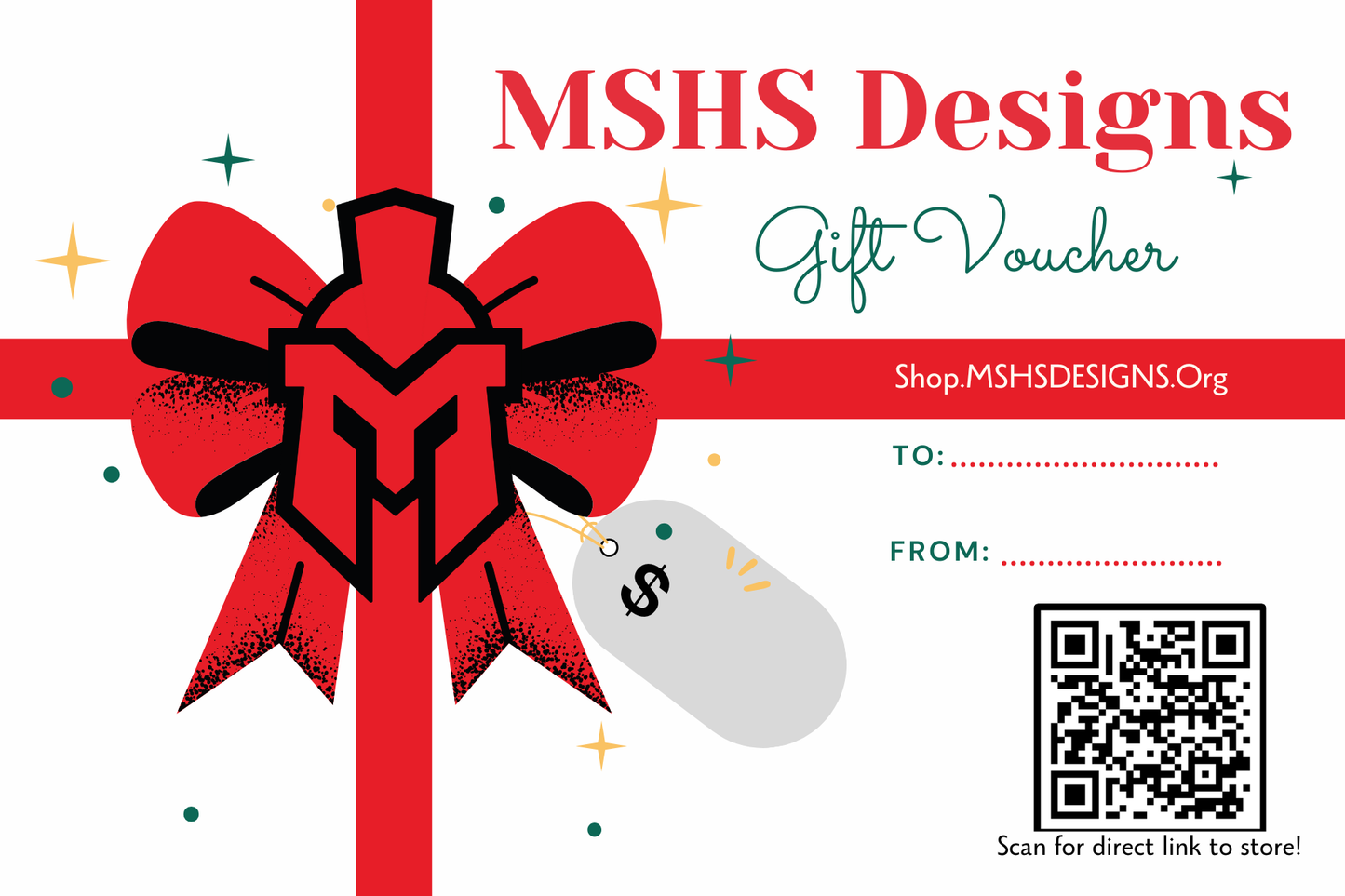 MSHS Designs Gift Card