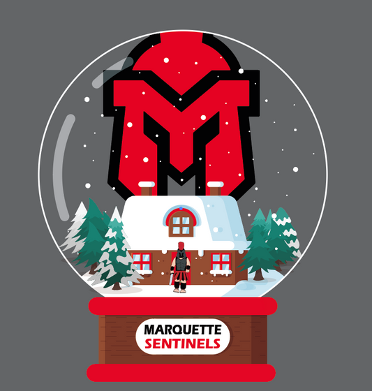 Sentinel Snow Globe Design on Long Sleeve